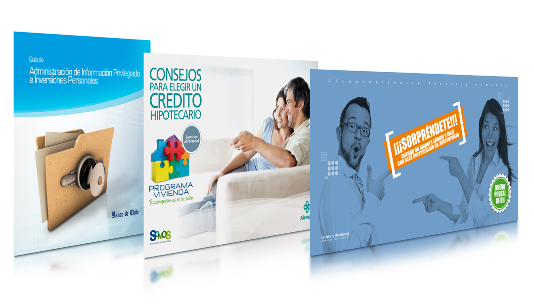 Brochures de convenios Clínica Alemana • Banco de Chile • Sura